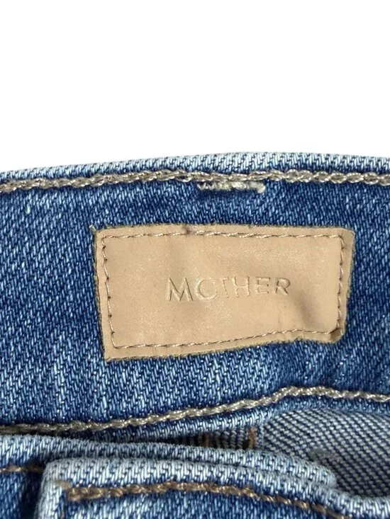 MOTHER The Double Insider Heel Jeans Opposites Attract Bootcut Flare Size 28 - Picture 6 of 7